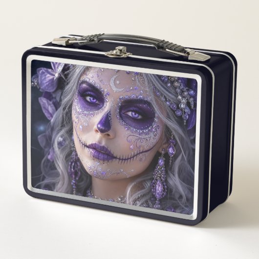 Amethyst Moon Calavera – Purple Day of the Dead (Voorkant)
