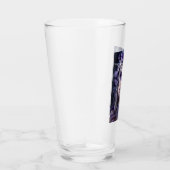 Amethyst Moon Calavera – Purple Day of the Dead Glas (Rechts)