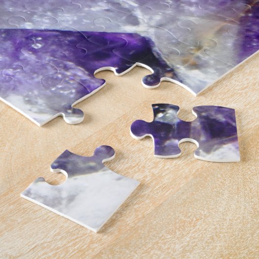 Amethyst Mountain Quartz Legpuzzel (Zijkant)