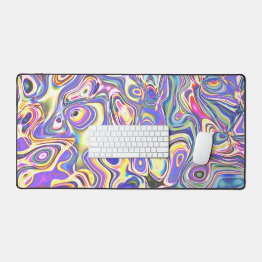 Amethyst Multicolor Aomba Pattern Bureaumat (Keyboard & Muis)