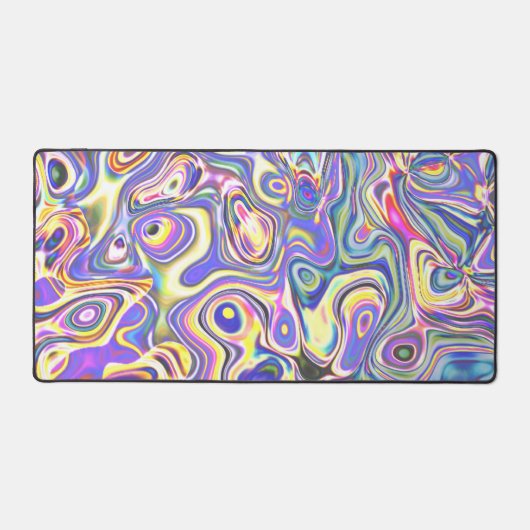 Amethyst Multicolor Aomba Pattern Bureaumat (Voorkant)