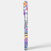 Amethyst Multicolor Aomba Pattern Case-Mate iPhone Case (Achterkant / Links)