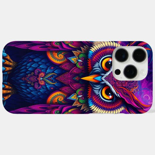 Amethyst Mystic Owl Case-Mate iPhone Case (Achterkant (horizontaal))
