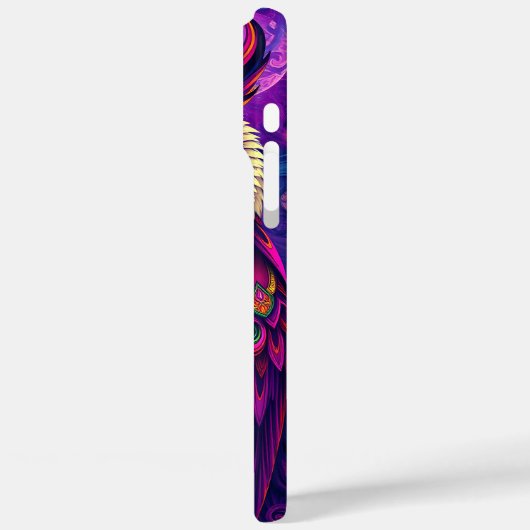 Amethyst Mystic Owl Case-Mate iPhone Case (Achterkant / Links)