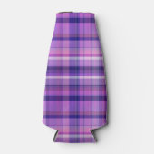 Amethyst Navy Blue Cotton Snoep Pink Madras Flesjeskoeler (Voorkant)