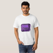 Amethyst Octagon Gemstone T-Shirt (Voorkant volledig)