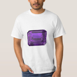 Amethyst Octagon Gemstone T-Shirt