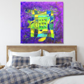 "Amethyst Opening" door Paul Buică Canvas Afdruk (Insitu (Slaapkamer))