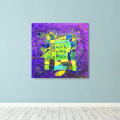 "Amethyst Opening" door Paul Buică Canvas Afdruk (Insitu (Houten vloer))