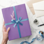 Amethyst Orchid Cadeaupapier<br><div class="desc">Vaste kleur Amethyst Orchid-verpakkingspapier die overeenkomt met het gekozen kleurenpalet voor de bruiloft.</div>