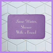 Amethyst Orchid Paars Save Water Funny Plush