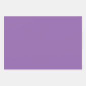 Amethyst Orchid Paarse Kleur Inpakpapier Vel (Voorkant 3)
