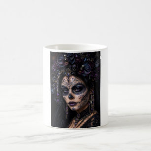 Amethyst Orchide Calavera – Gotische Suiker Schede Koffiemok