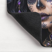 Amethyst Orchide Calavera – Gotische Suiker Schede Muismat (Hoek)