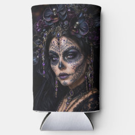 Amethyst Orchide Calavera – Gotische Suiker Schede Seltzer Blikjeskoeler