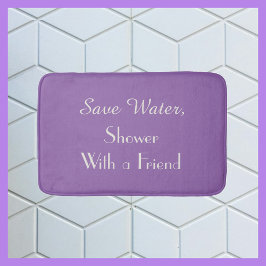 Amethyst Orchide Paarse Bespaar Water Grappige Knu Badmat