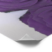 Amethyst Paars Roos 20 Tabel Zitkuur Poster (Hoek)