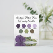 Amethyst Paars Roos Weddenschappen Palette (Staand voorkant)
