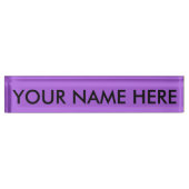 AMETHYST PAARS (vaste kleur) ~ Naambordje (Voorkant)