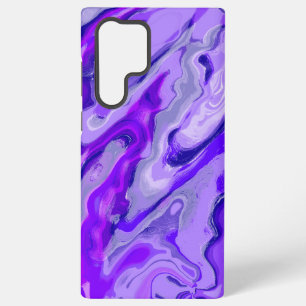 Amethyst Paars Violette Kleurrijke Abstracte Marme Samsung Galaxy Hoesje