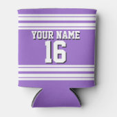 Amethyst Paars Wht Team Jersey Blikjeskoeler (Voorkant)