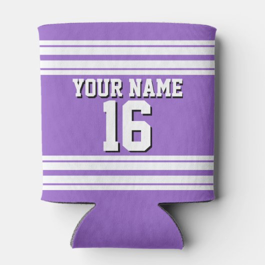 Amethyst Paars Wht Team Jersey Blikjeskoeler (Achterkant)