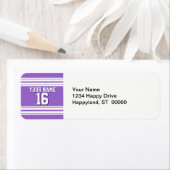 Amethyst Paars Wht Team Jersey Etiket (Insitu)
