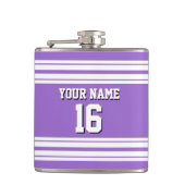 Amethyst Paars Wht Team Jersey Heupfles (Voorkant)