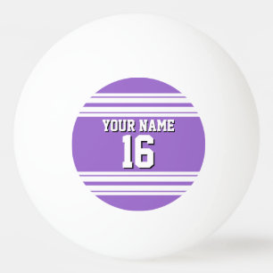 Amethyst Paars Wht Team Jersey Pingpongbal