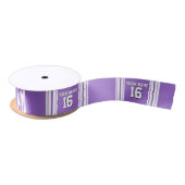 Amethyst Paars Wht Team Jersey Satijnen Lint (Spoel)