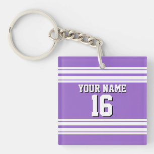 Amethyst Paars Wht Team Jersey Sleutelhanger