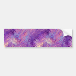 Amethyst Paarse Crystal Gel Textuur Bumpersticker