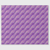 Amethyst Paarse Crystal Gel Textuur Cadeaupapier (Vlak)