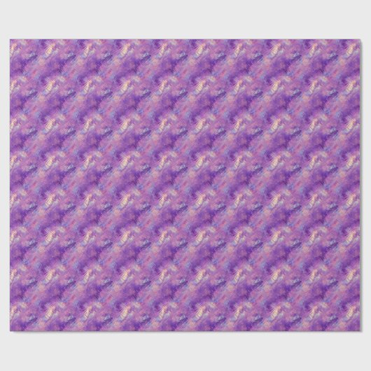 Amethyst Paarse Crystal Gel Textuur Cadeaupapier (Vlak)