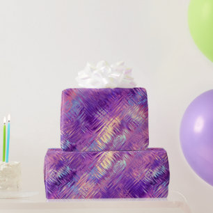 Amethyst Paarse Crystal Gel Textuur Cadeaupapier