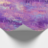 Amethyst Paarse Crystal Gel Textuur Cadeaupapier (Hoek)
