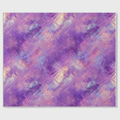 Amethyst Paarse Crystal Gel Textuur Cadeaupapier (Vlak)
