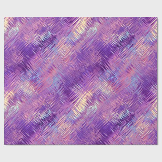 Amethyst Paarse Crystal Gel Textuur Cadeaupapier (Vlak)