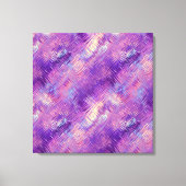 Amethyst Paarse Crystal Gel Textuur Canvas Afdruk (Voorkant)
