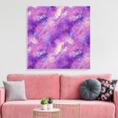Amethyst Paarse Crystal Gel Textuur Canvas Afdruk (Insitu (Woonkamer))