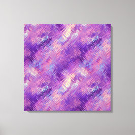 Amethyst Paarse Crystal Gel Textuur Canvas Afdruk