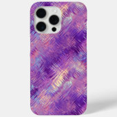 Amethyst Paarse Crystal Gel Textuur Case-Mate iPhone Case (Achterkant)