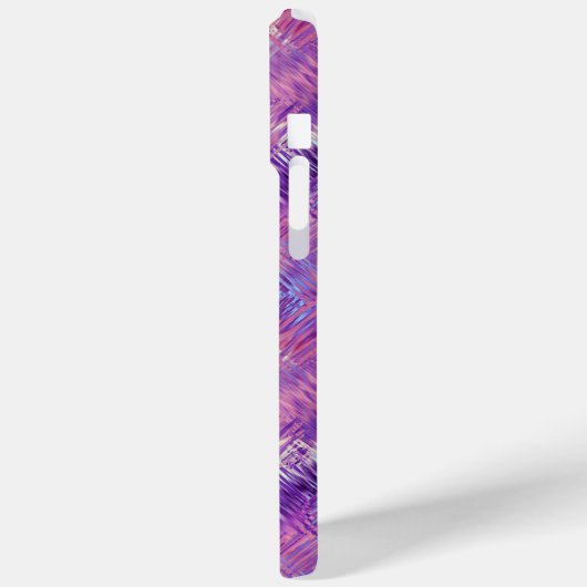 Amethyst Paarse Crystal Gel Textuur Case-Mate iPhone Case (Achterkant / Links)