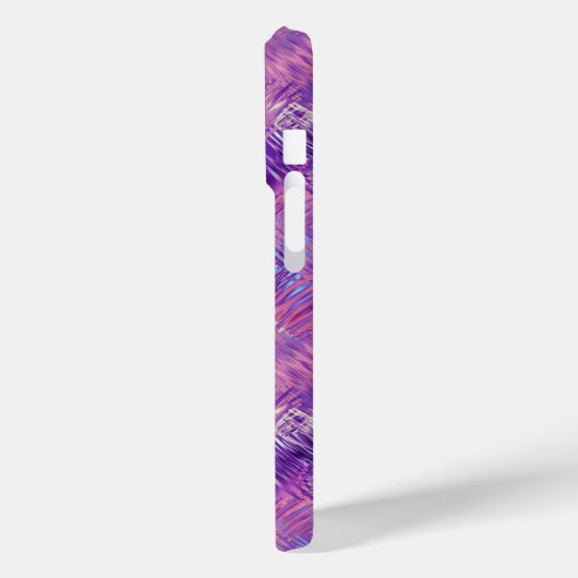 Amethyst Paarse Crystal Gel Textuur Case-Mate iPhone Case (Achterkant / Links)