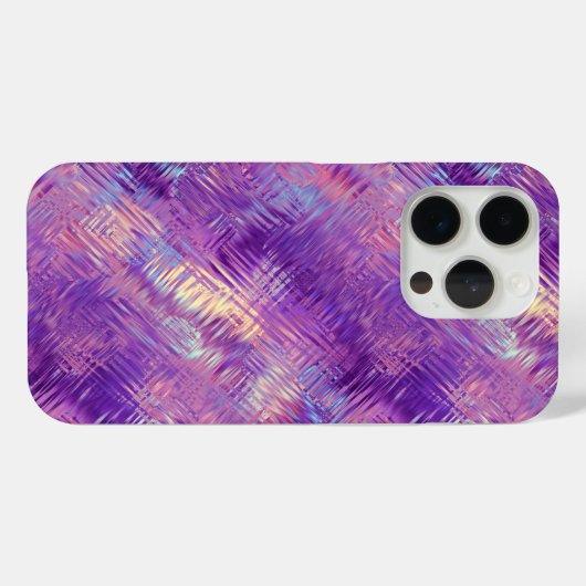 Amethyst Paarse Crystal Gel Textuur Case-Mate iPhone Case (Achterkant (horizontaal))
