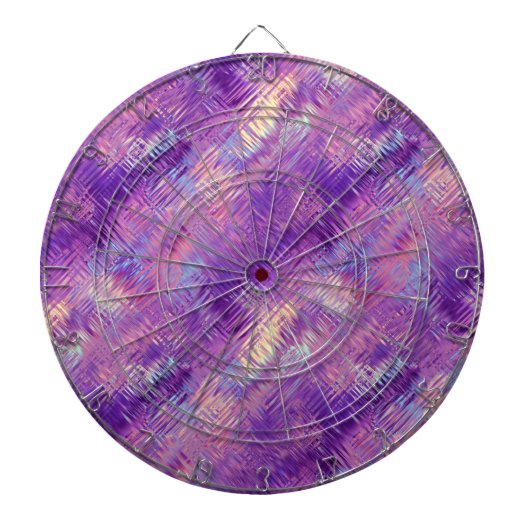 Amethyst Paarse Crystal Gel Textuur Dartbord (Voorkant)