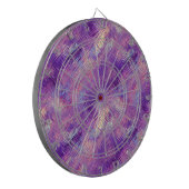 Amethyst Paarse Crystal Gel Textuur Dartbord (Voorkant Links)