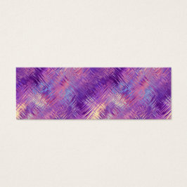 Amethyst Paarse Crystal Gel Textuur Mini Visitekaartjes
