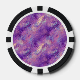 Amethyst Paarse Crystal Gel Textuur Poker Chips