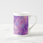 Amethyst Paarse Crystal Gel Textuur Porselein Kop (Rechts)